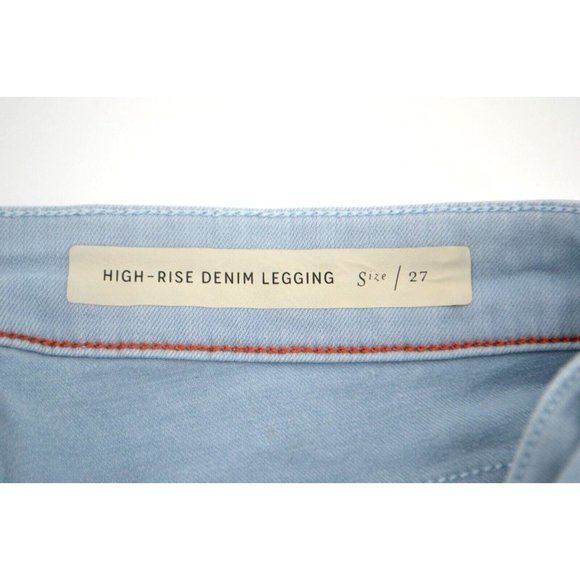 PILCRO and the LETTERPRESS Anthropologie Women's High Rise Denim Legging SIZE 27 - Picture 8 of 8